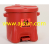 EAGLE红色聚乙烯生物废弃物桶